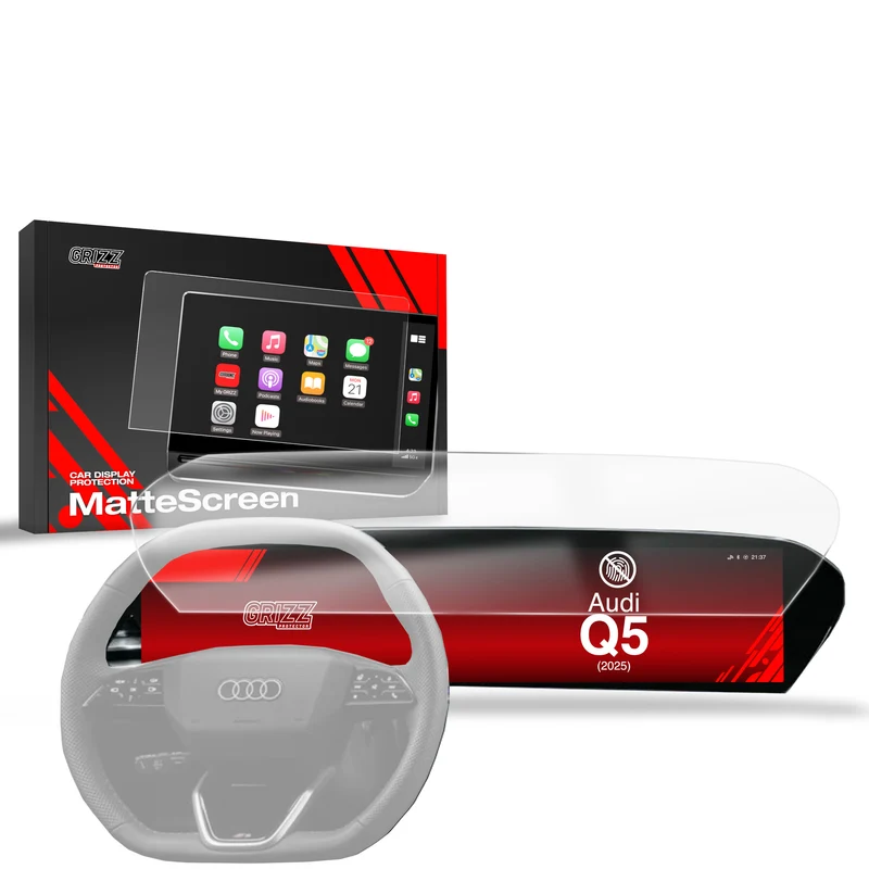 Matte Autodisplayfolie für Audi Q5 14,5" (2025-2026), Grizz Protector
