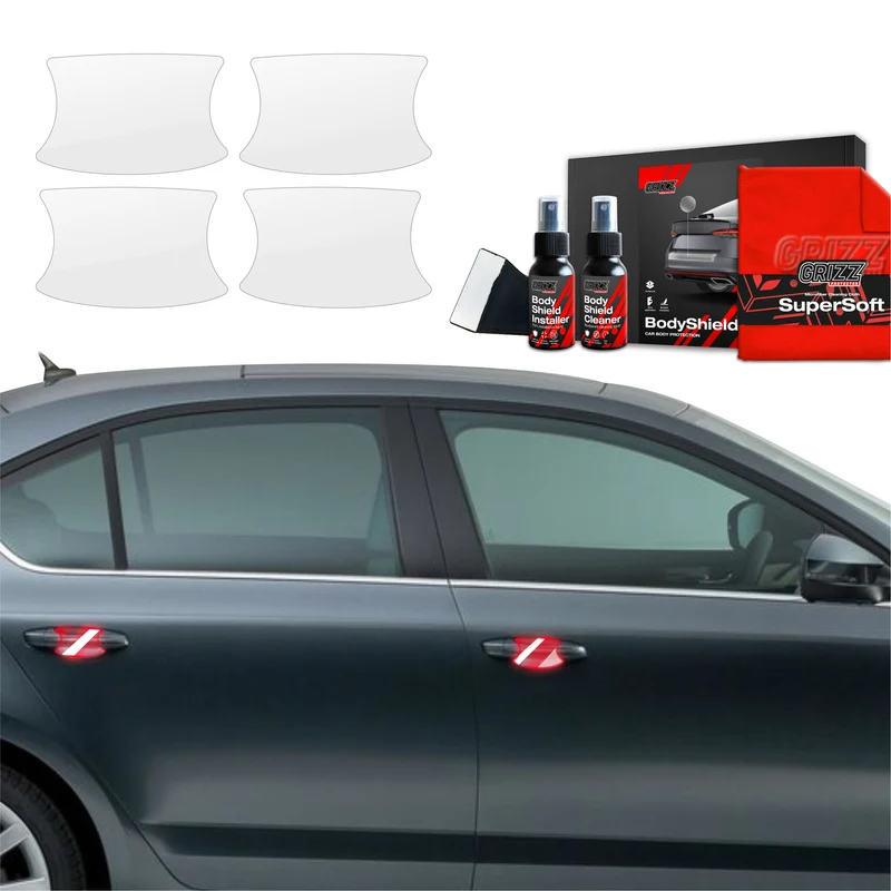4in1 Schutzfolie Grizz Protector für Türgriffmulden - Skoda Octavia 3 (2017-2020)