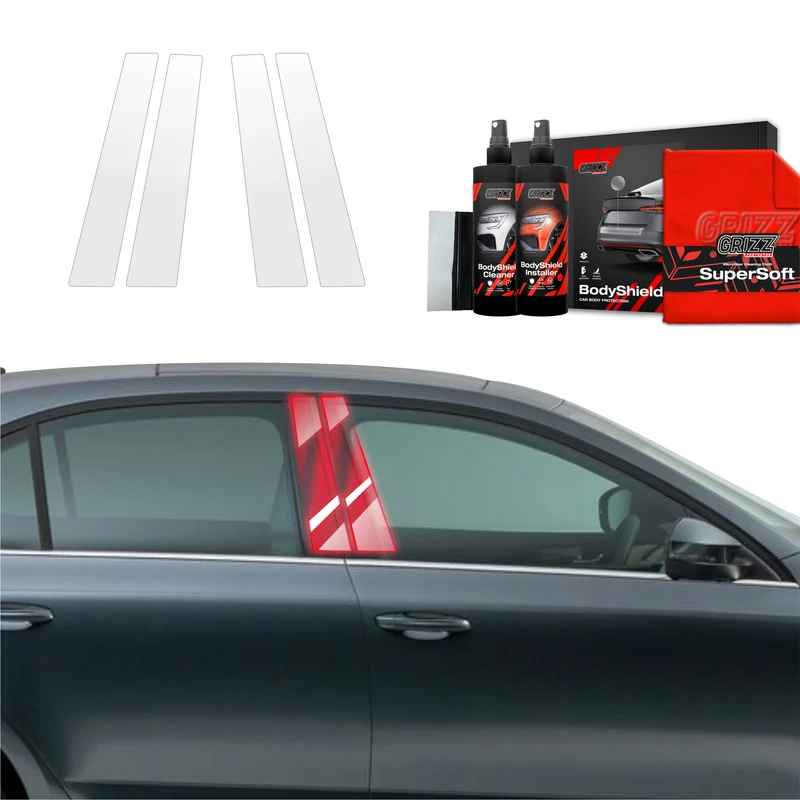 4in1 Schutzfolie Grizz Protector für B-Säule - Skoda Octavia 3 (2017-2020)