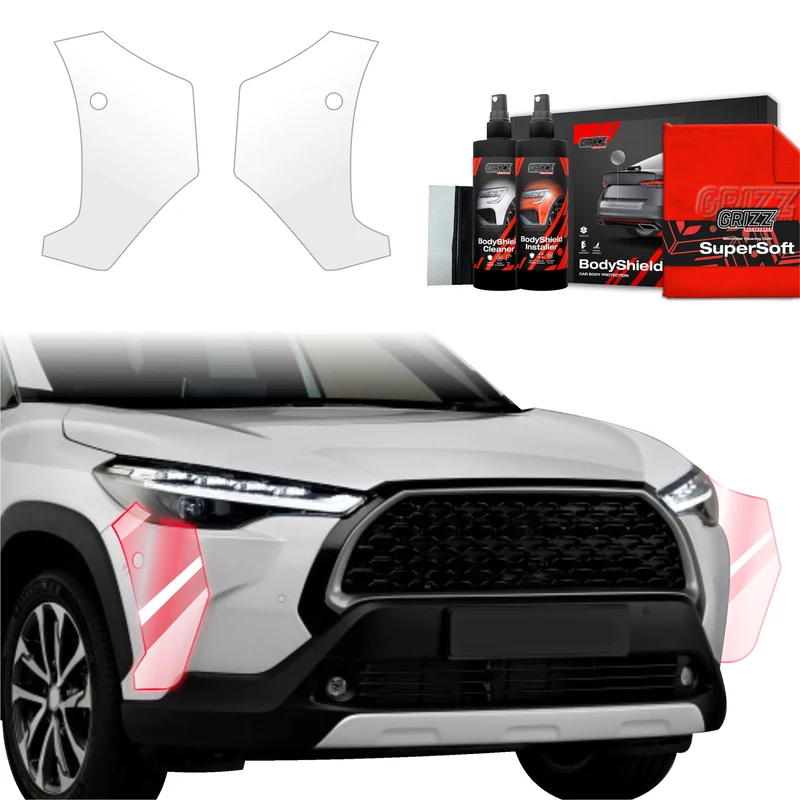 2in1 Schutzfolie Grizz Protector für Stoßstange - Toyota Corolla Cross (2022-2026)