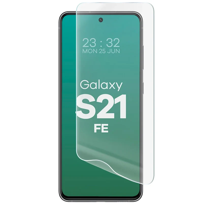 Hydrogel Folie für den Bildschirm für Galaxy S21 FE, Bizon Film Hydrogel Front, 1 Stück