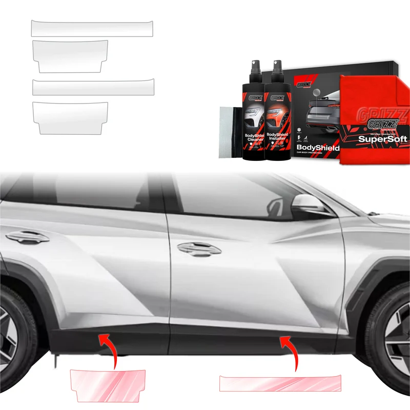 4in1 Schutzfolie Grizz Protector für Schweller - Hyundai Tucson Facelift (2024-2026)