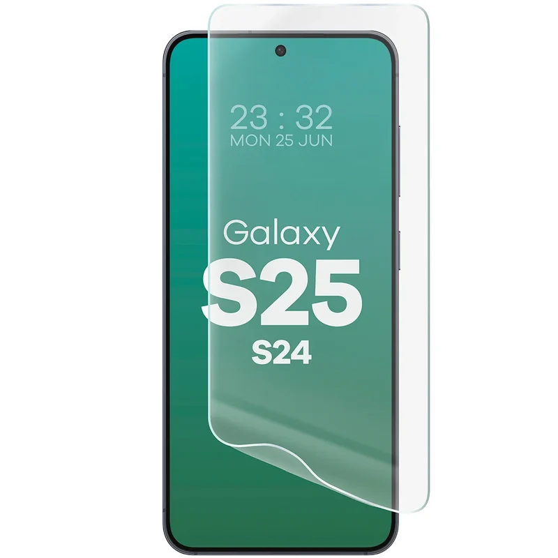 Hydrogel Folie für den Bildschirm für Galaxy S25 / S24, Bizon Film Hydrogel Front, 1 Stück