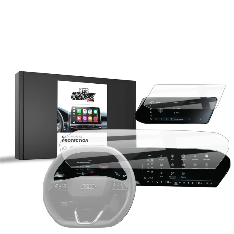 Keramische Autodisplayfolie 2in1 für Audi A6 C9 14,5" (2025-2026), Grizz Protector