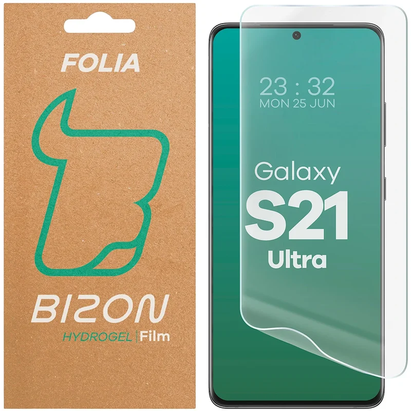 Hydrogel Folie für den Bildschirm für Galaxy S21 Ultra, Bizon Film Hydrogel Front, 1 Stück