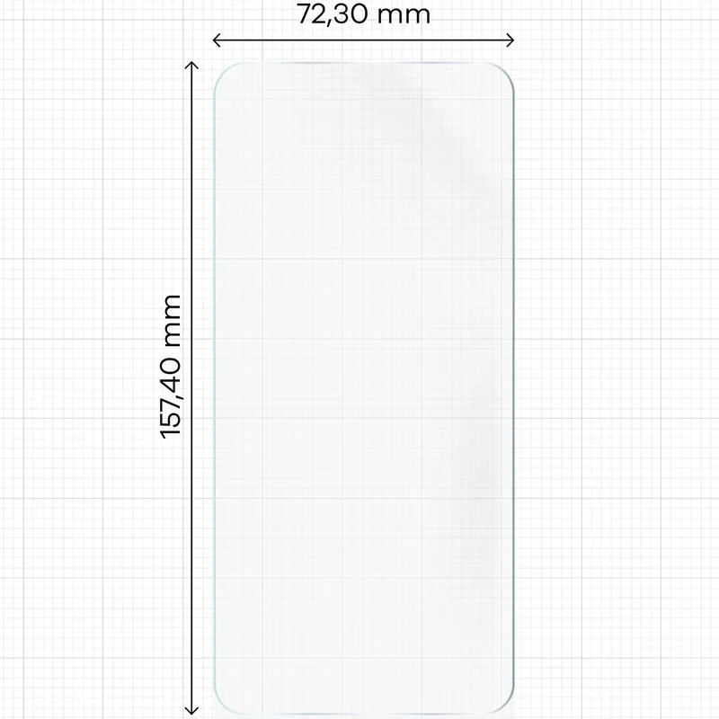 Hydrogel Folie für den Bildschirm für Vivo X200 Pro, Bizon Film Hydrogel Front, 1 Stück