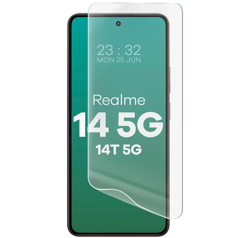 Hydrogel Folie für den Bildschirm für Realme 14 5G / 14T 5G, Bizon Film Hydrogel Front, 1 Stück