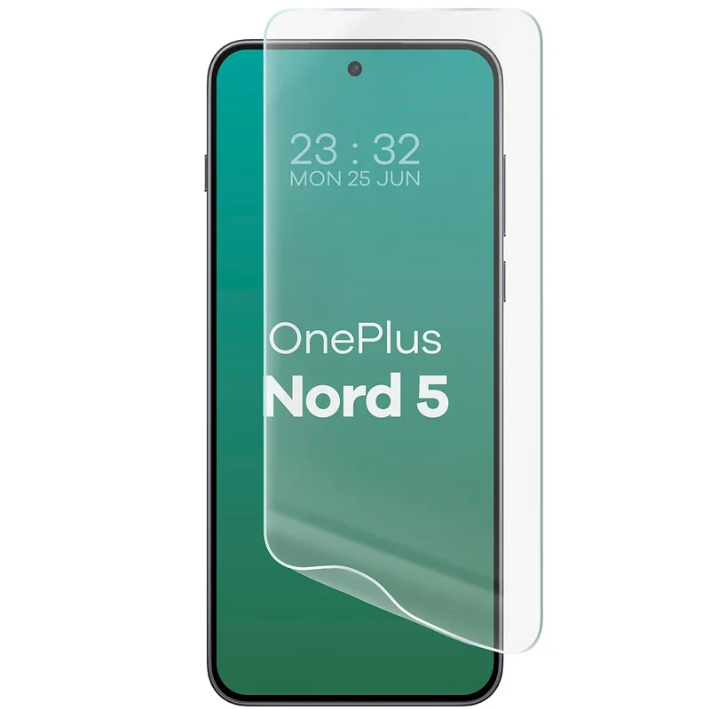 Hydrogel Folie für den Bildschirm für OnePlus Nord 5, Bizon Film Hydrogel Front, 1 Stück