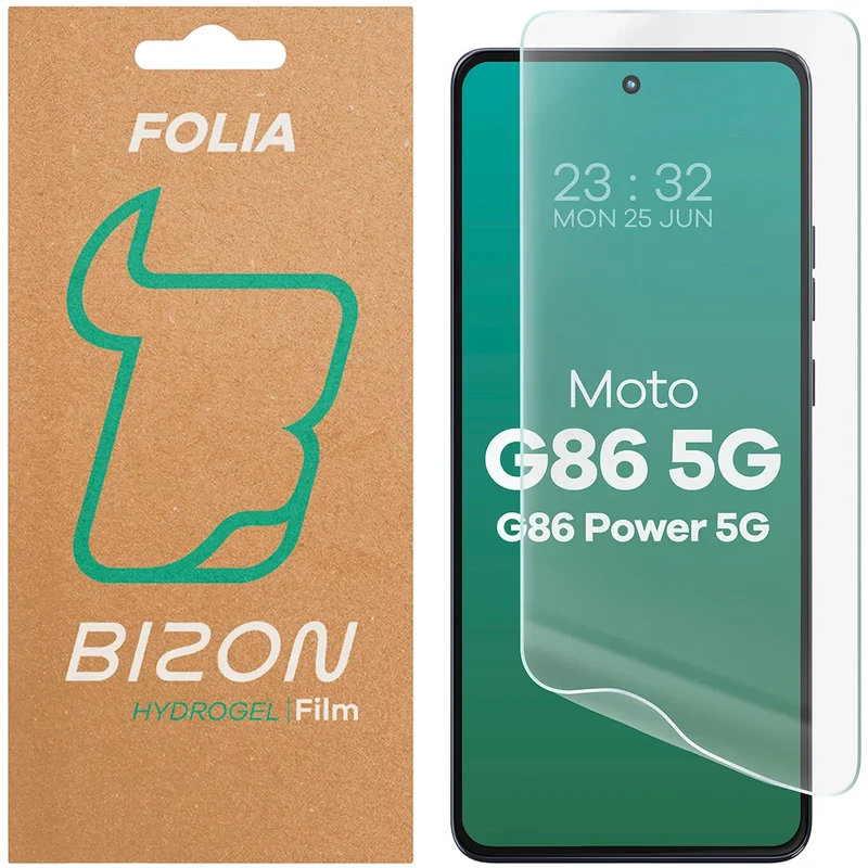 Hydrogel Folie für den Bildschirm für Motorola Moto G86 5G / G86 Power 5G, Bizon Film Hydrogel Front, 1 Stück