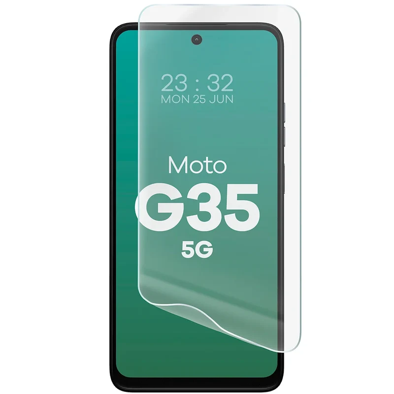 Hydrogel Folie für den Bildschirm für Motorola Moto G35 5G, Bizon Film Hydrogel Front, 1 Stück