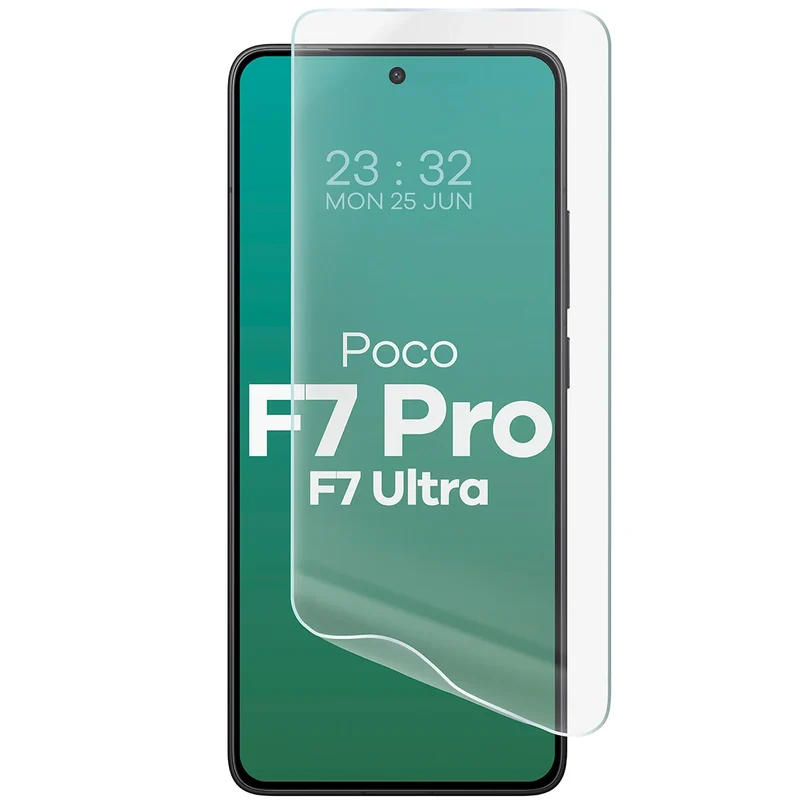 Hydrogel Folie für den Bildschirm für Xiaomi POCO F7 Pro / F7 Ultra, Bizon Film Hydrogel Front, 1 Stück
