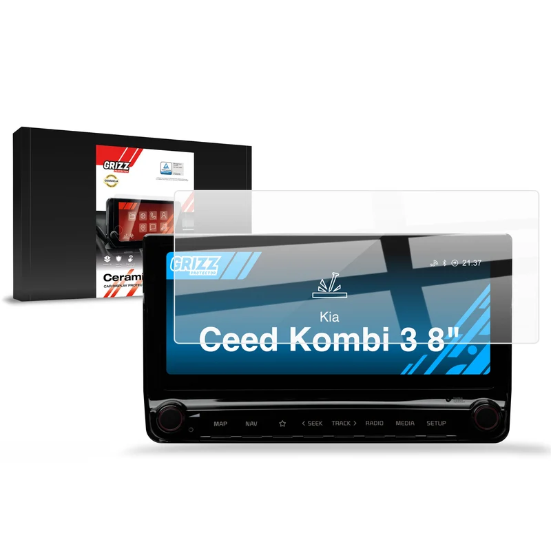 Keramische Autodisplayfolie für Kia Ceed Kombi 3 (2018-2024), Grizz Protector