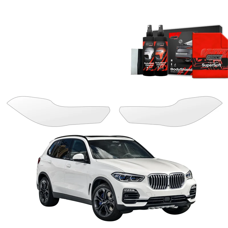 2in1 Schutzfolie Grizz Protector für Scheinwerfer - BMW X5 (2018-2023)