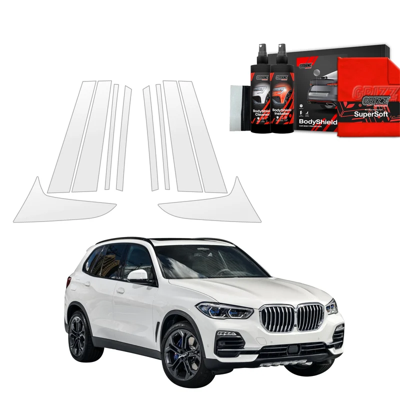 10in1 Schutzfolie Grizz Protector für B-C-Säule - BMW X5 (2018-2023)