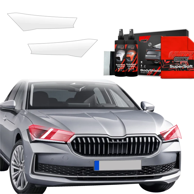 2in1 Schutzfolie Grizz Protector für Scheinwerfer - Skoda Superb 4 Combi (2024-2026)