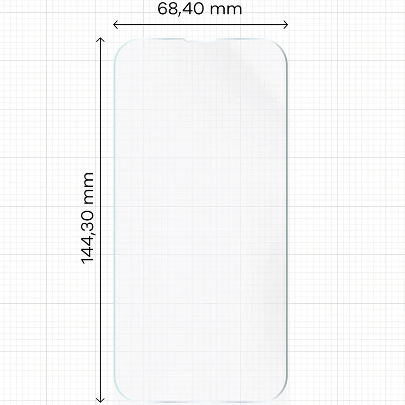 Hydrogel Folie für den Bildschirm für iPhone 14 Pro, Bizon Film Hydrogel Front, 1 Stück