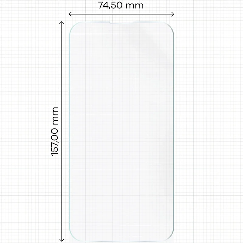 Hydrogel Folie für den Bildschirm für iPhone 13 Pro Max, Bizon Film Hydrogel Front, 1 Stück