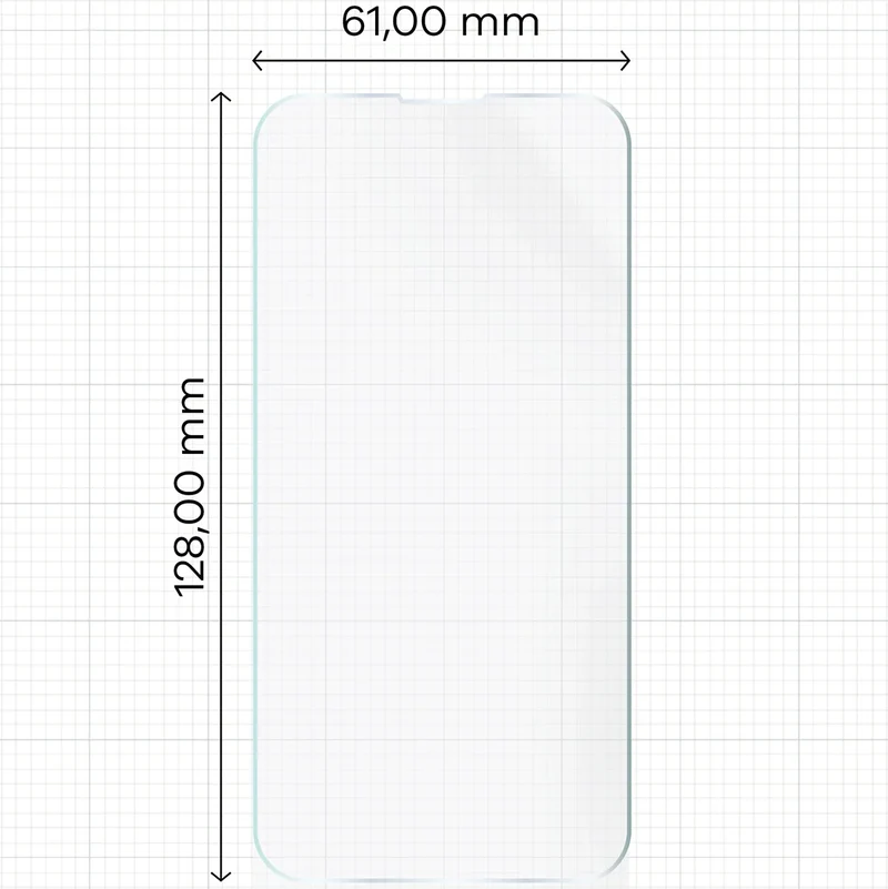 Hydrogel Folie für den Bildschirm für iPhone 13 Mini, Bizon Film Hydrogel Front, 1 Stück