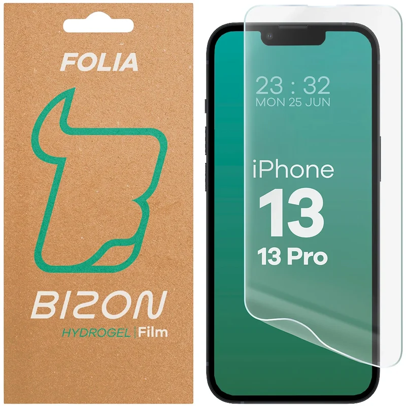 Hydrogel Folie für den Bildschirm für iPhone 13 / 13 Pro, Bizon Film Hydrogel Front, 1 Stück