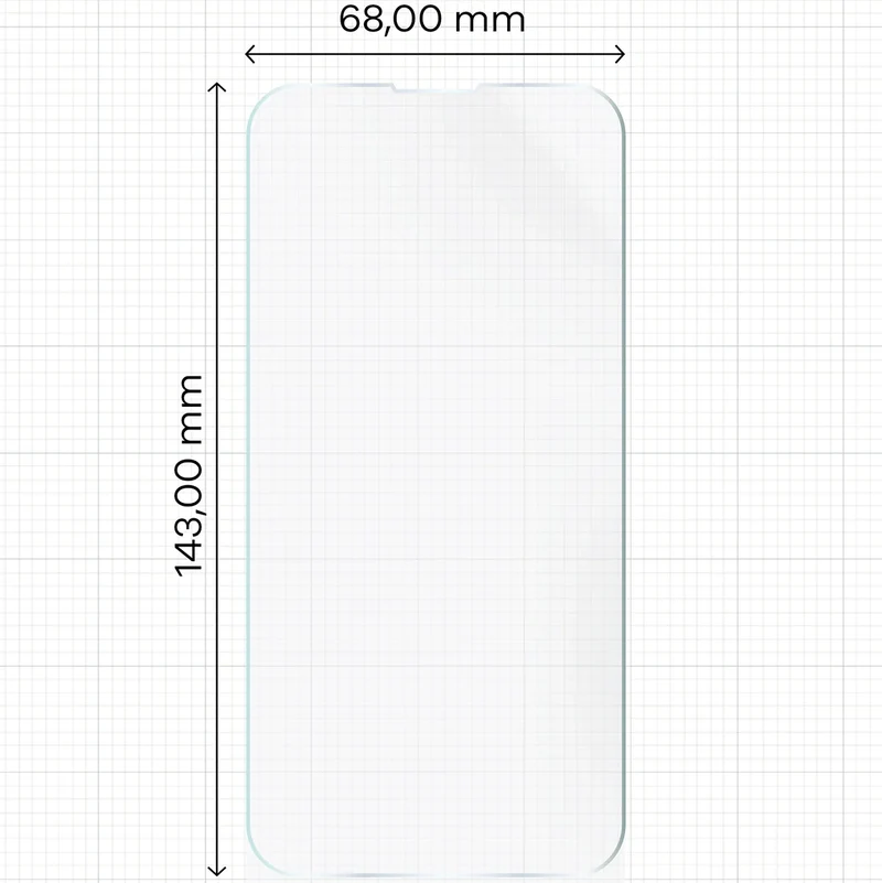 Hydrogel Folie für den Bildschirm für iPhone 13 / 13 Pro, Bizon Film Hydrogel Front, 1 Stück