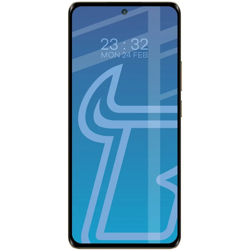 Gehärtetes Glas - 2 Stück + Kameraschutz für Realme 14 5G / 14T 5G, Bizon Glass Edge Pack, Schwarz