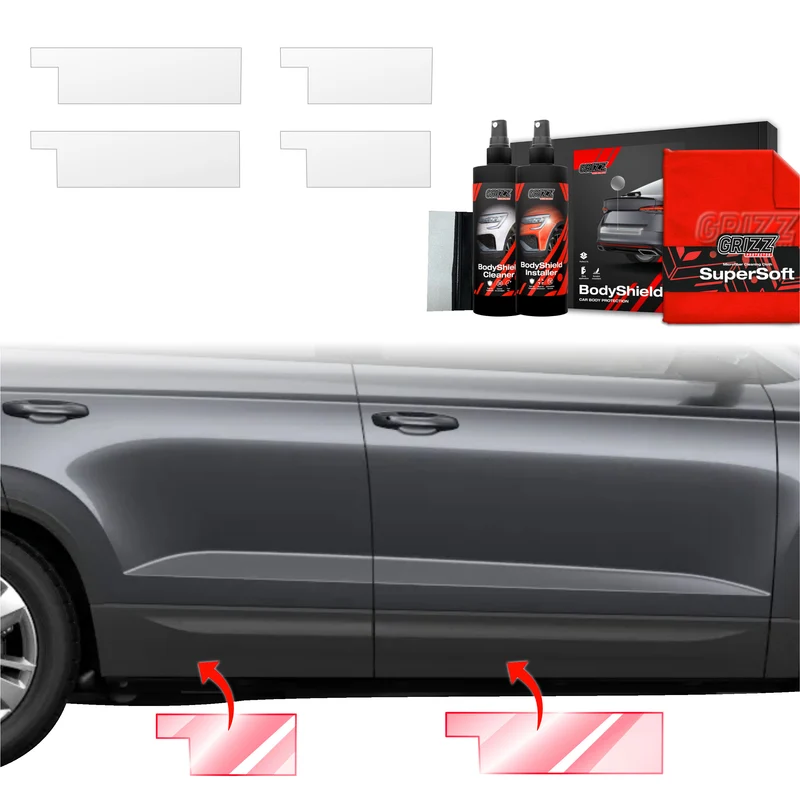 4in1 Schutzfolie Grizz Protector für Schweller - Skoda Karoq Facelift (2022-2026)