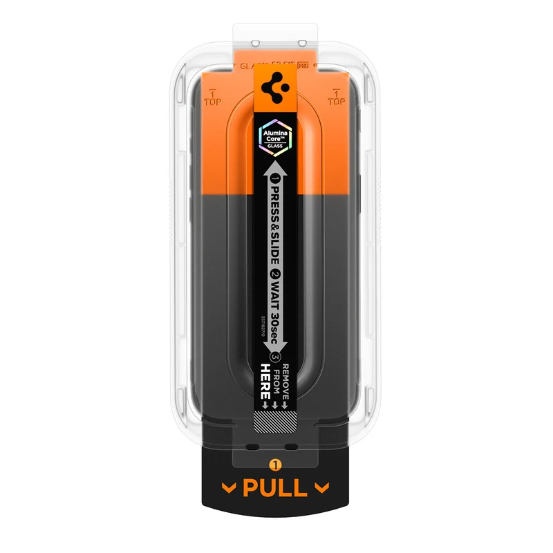 Glas + Applikator für iPhone Air, Spigen Glas.tR EZ Fit Pro Privacy 1-Pack (AC)