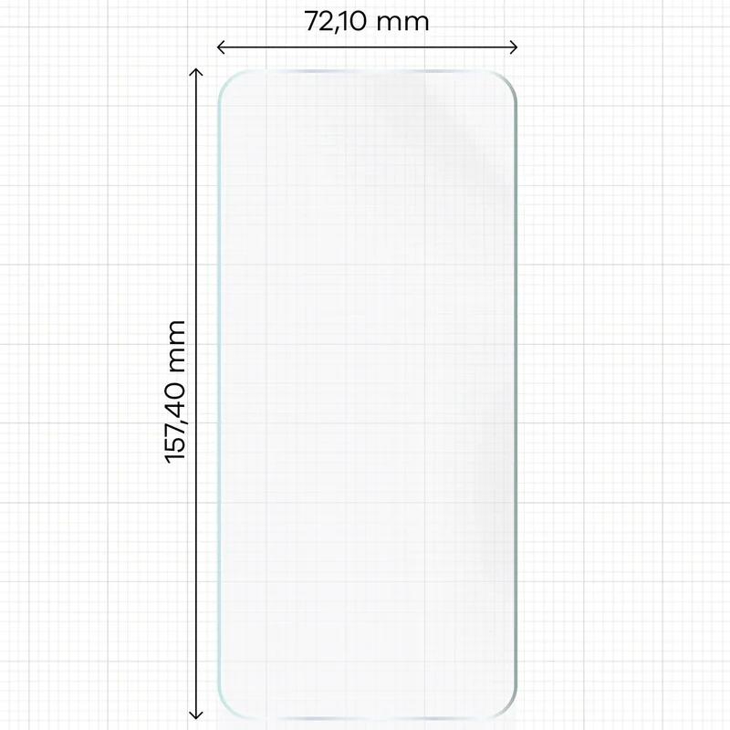 Hydrogel Folie für den Bildschirm für Realme GT 7 Pro, Bizon Film Hydrogel Front, 1 Stück