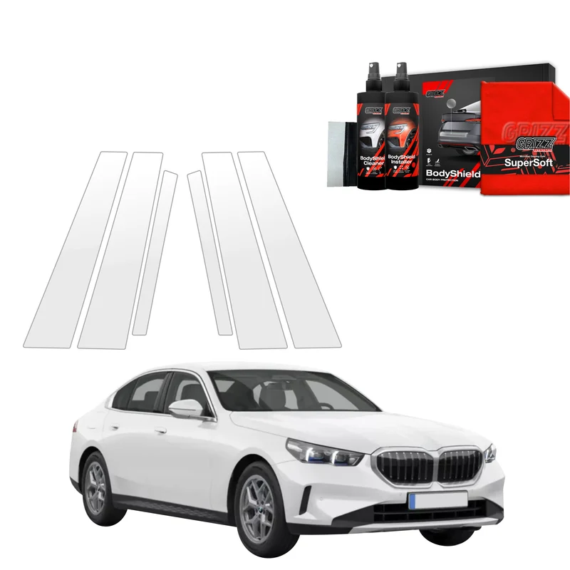 6in1 Schutzfolie Grizz Protector für B-C-Säule - BMW 5 Sedan G60 520i (2024-2026)
