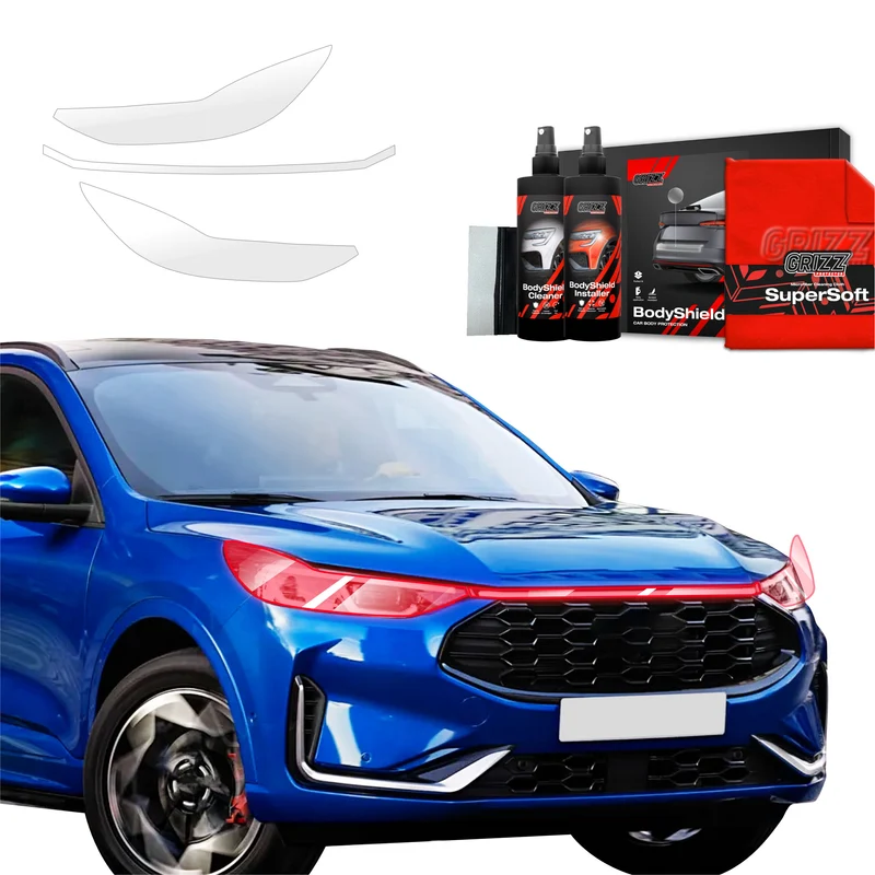 2in1 Schutzfolie Grizz Protector für Scheinwerfer - Ford Kuga Active X Facelift (2024-2026)