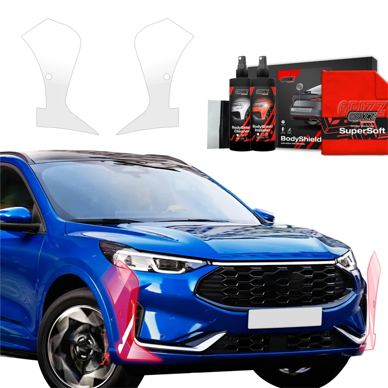2in1 Schutzfolie Grizz Protector für Stoßstange - Ford Kuga Active X Driver Assistance Facelift (2024-2026)