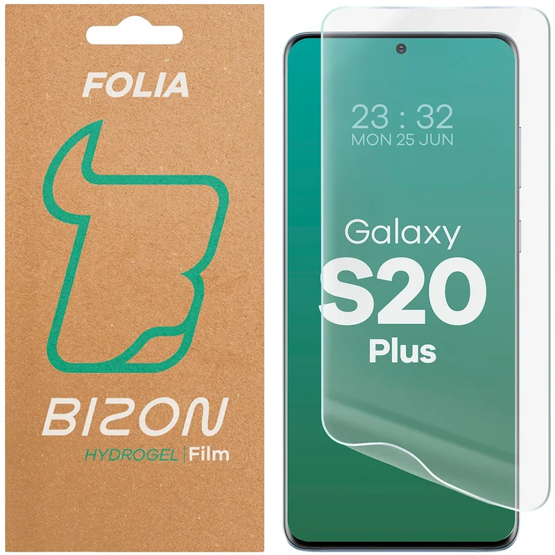 Hydrogel Folie für den Bildschirm für Galaxy S20 Plus, Bizon Film Hydrogel Front, 1 Stück
