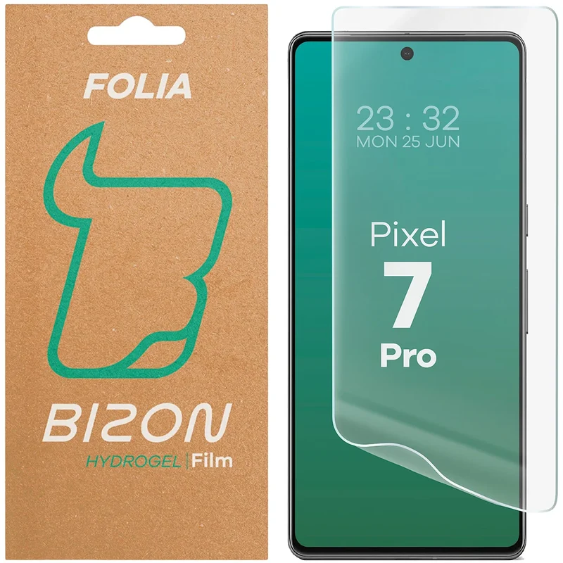 Hydrogel Folie für den Bildschirm für Google Pixel 7 Pro, Bizon Film Hydrogel Front, 1 Stück