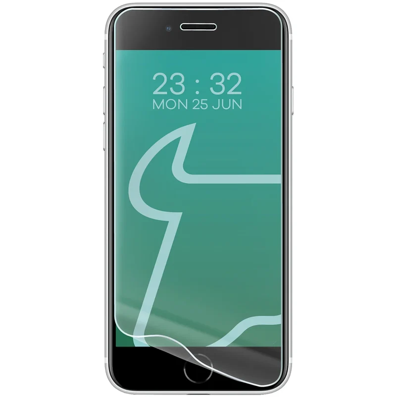 Hydrogel Folie für den Bildschirm für iPhone SE 2022 / 2020 / 8 / 7, Bizon Film Hydrogel Front, 1 Stück