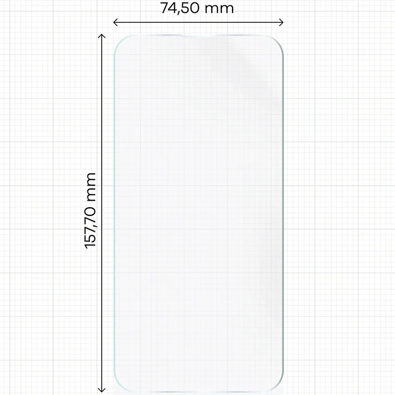 Hydrogel Folie für den Bildschirm für iPhone 14 Pro Max, Bizon Film Hydrogel Front, 1 Stück