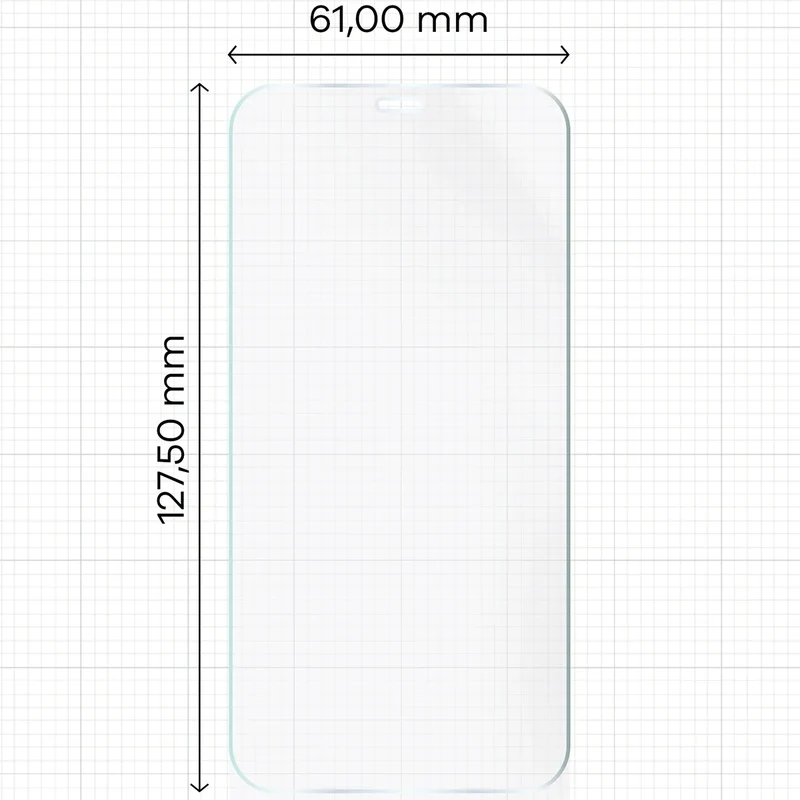 Hydrogel Folie für den Bildschirm für iPhone 12 Mini, Bizon Film Hydrogel Front, 1 Stück