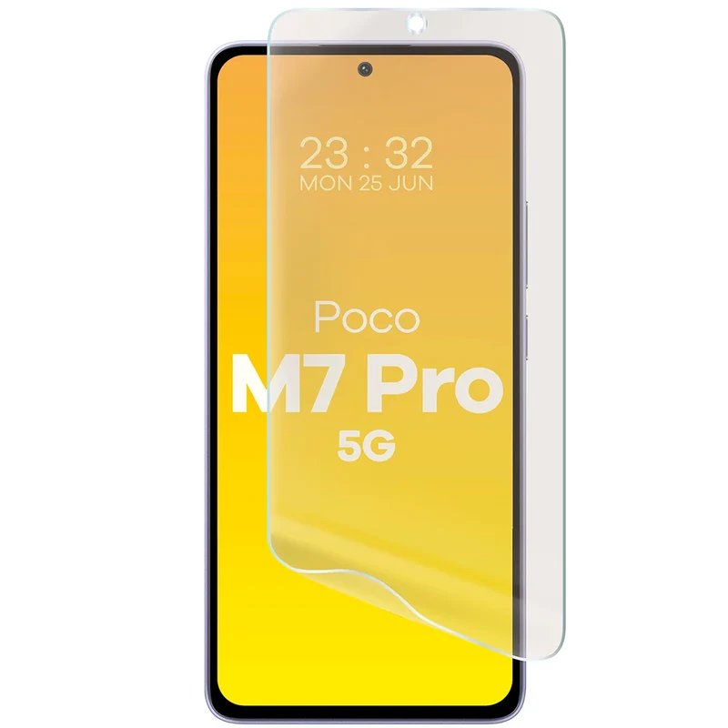 Matte Folie für Xiaomi POCO M7 Pro 5G, Bizon Film Sun, 1 Stück
