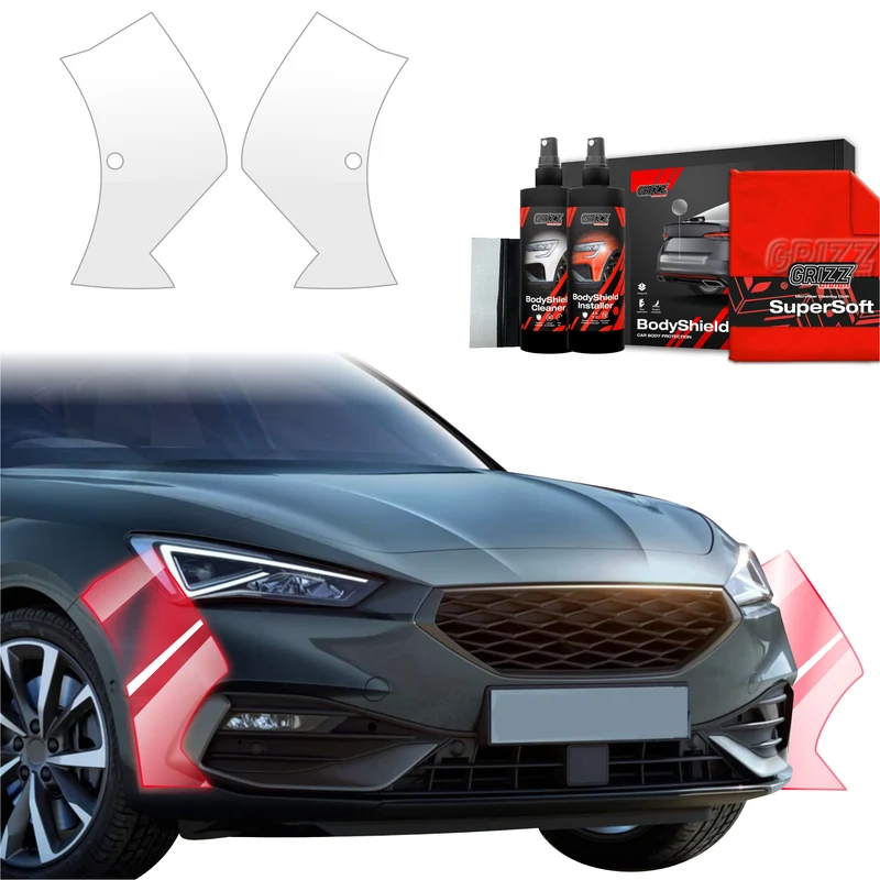2in1 Schutzfolie Grizz Protector für Stoßstange - Seat Leon (2024-2026)