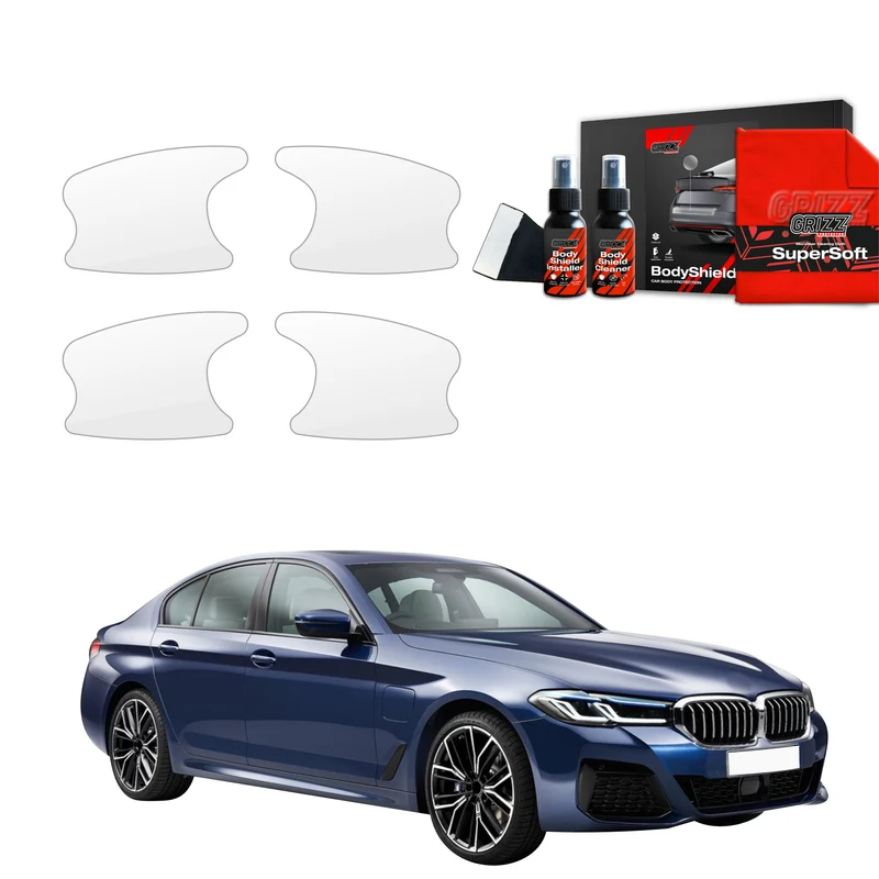 4in1 Schutzfolie Grizz Protector für Türgriffmulden - BMW 5 G30 Sedan (2023- 2025)