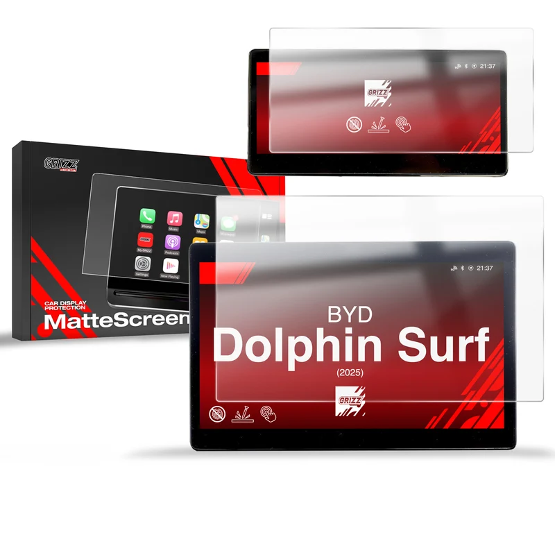 Matte Autodisplayfolie 2in1 für BYD Dolphin Surf (2025-2026), Grizz Protector