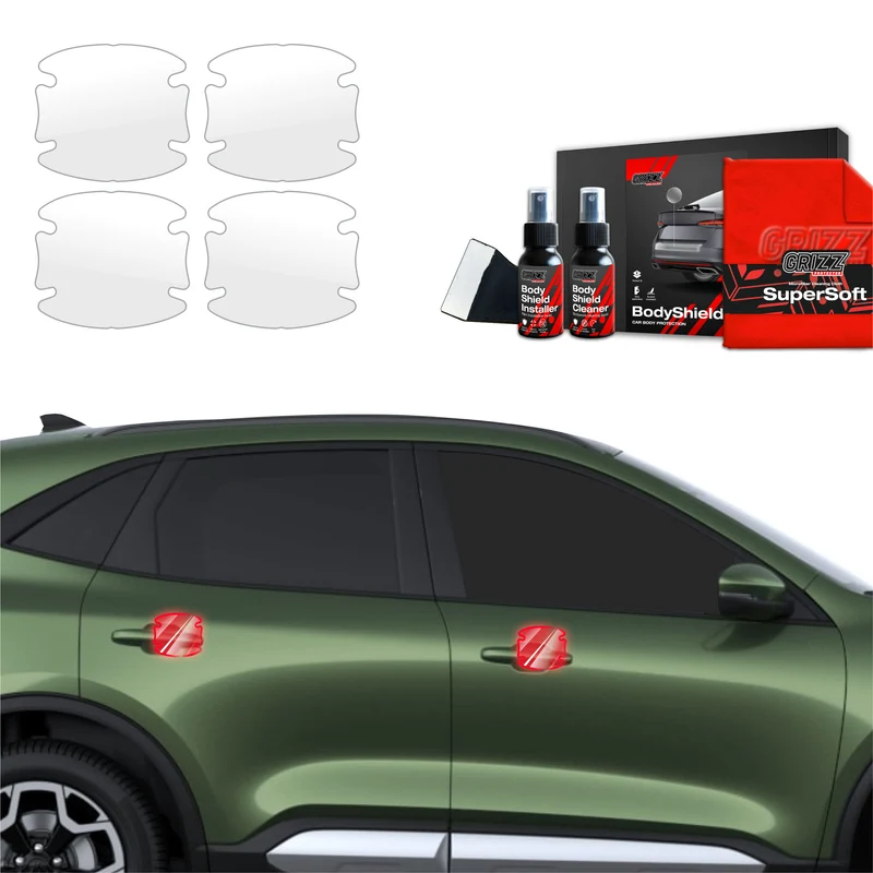 4in1 Schutzfolie Grizz Protector für Türgriffmulden - Ford Kuga Active Facelift (2024-2026)