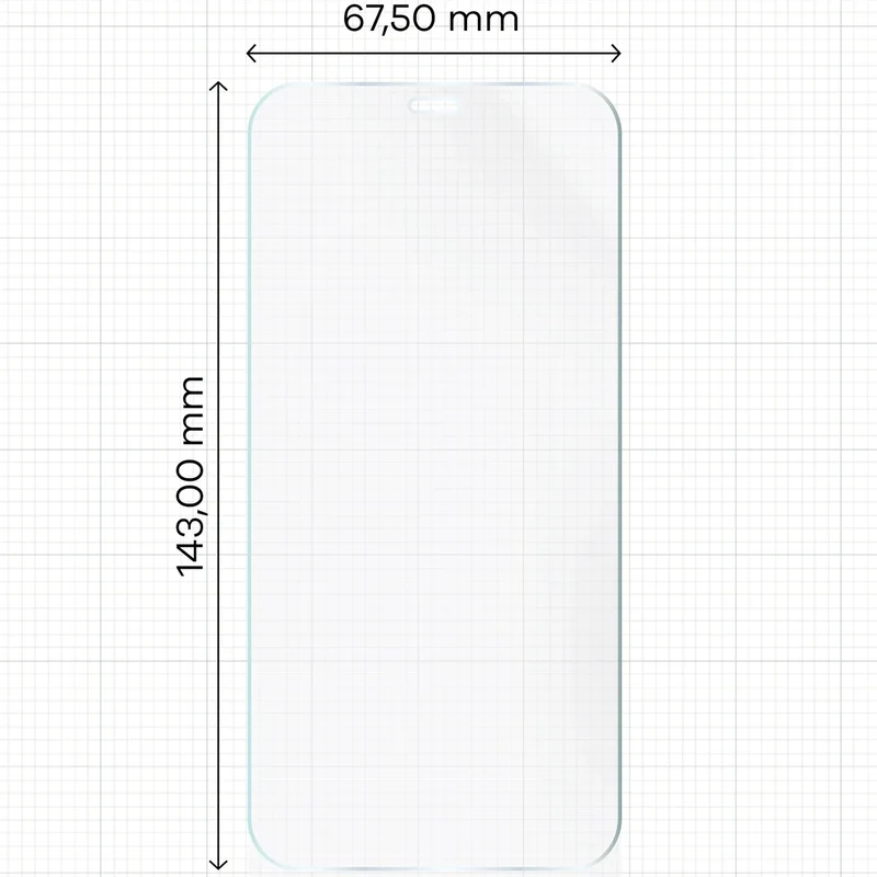 Hydrogel Folie für den Bildschirm für iPhone 12 / 12 Pro, Bizon Film Hydrogel Front, 1 Stück