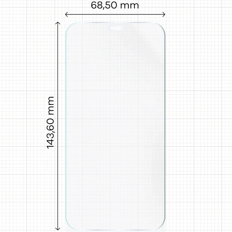 Hydrogel Folie für den Bildschirm für iPhone 11 / Xr, Bizon Glass Hydrogel Front, 1 Stück