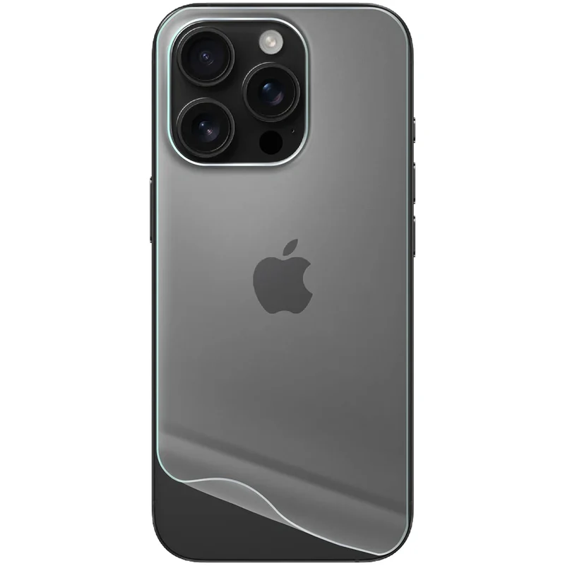 Hydrogel Folie für die Rückseite für iPhone 16 Pro, Bizon Film Hydrogel Back, 1 Stück