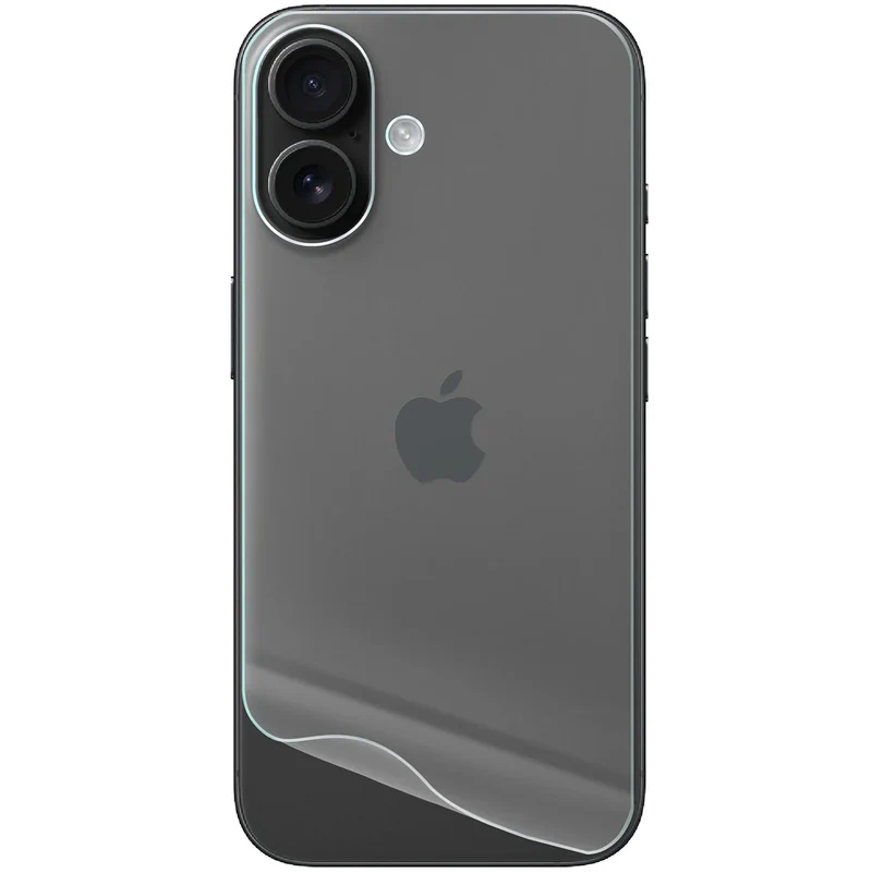 Hydrogel Folie für die Rückseite für iPhone 16, Bizon Film Hydrogel Back, 1 Stück