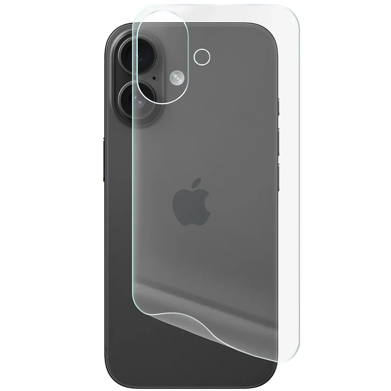Hydrogel Folie für die Rückseite für iPhone 16, Bizon Film Hydrogel Back, 1 Stück