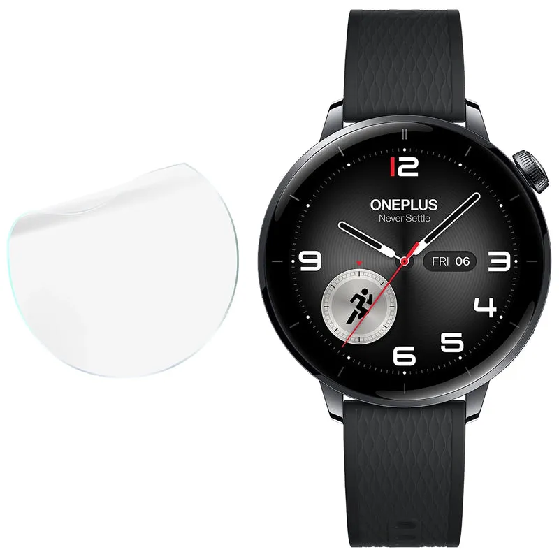 Hydrogel Folie für den Bildschirm für OnePlus Watch 3 43 mm, Bizon Watch Film Hydrogel Duo, 2 Stück
