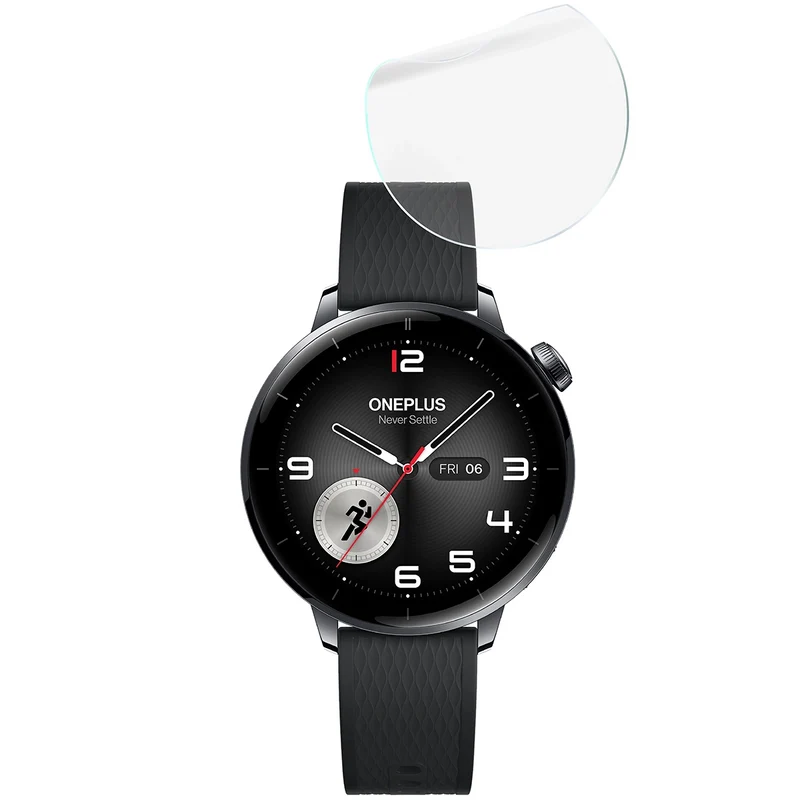 Hydrogel Folie für den Bildschirm für OnePlus Watch 3 43 mm, Bizon Watch Film Hydrogel Duo, 2 Stück