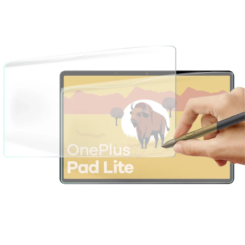 Papierimitationsfolie für OnePlus Pad Lite, Bizon Film Tab Papirus Duo, 2 Stück