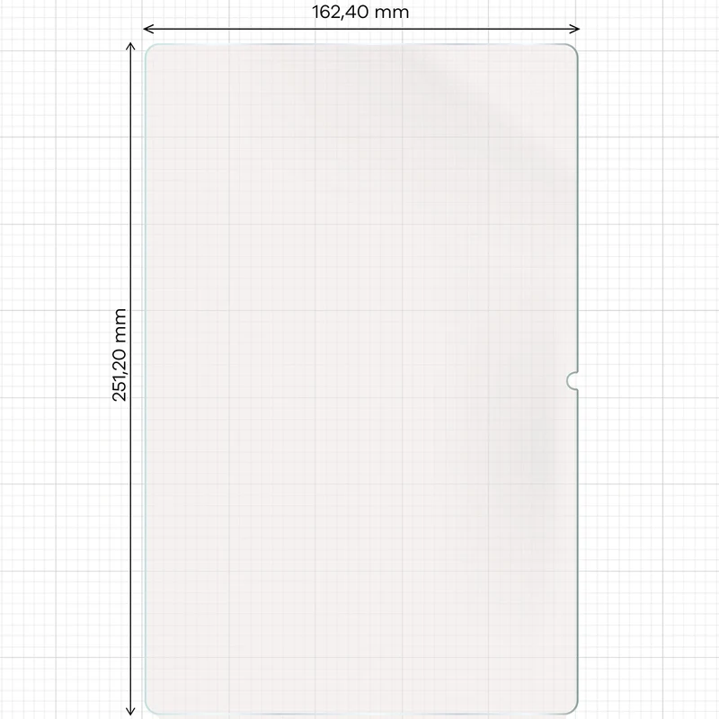 Papierimitationsfolie für OnePlus Pad Lite, Bizon Film Tab Papirus Duo, 2 Stück